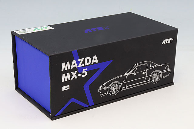 【だー】teleセット売り ATS-MODELS 1/64 マツダ MX-5 シルバー