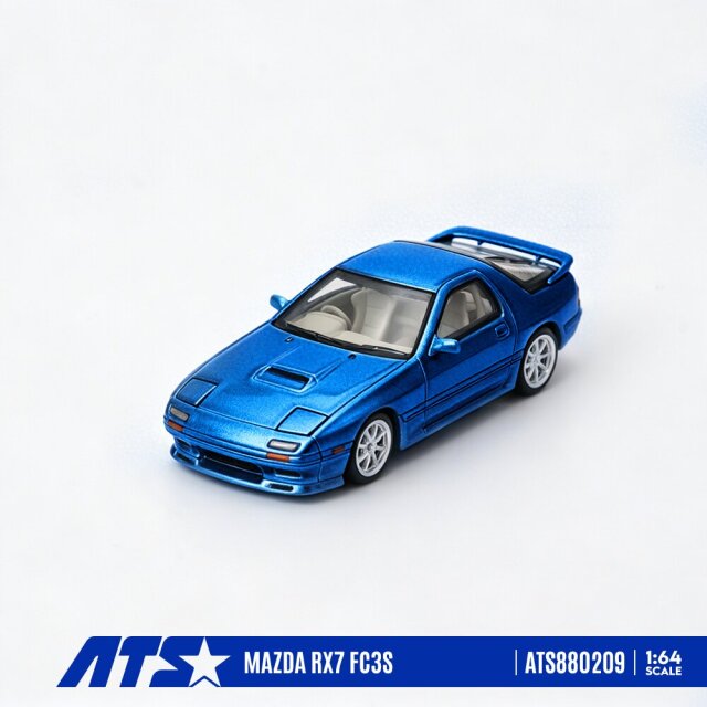 ☆予約品☆ ATS-MODELS 1/64 マツダ RX-7 FC3S コバルトブルーメタリック