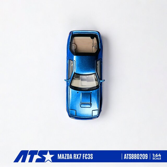 ☆予約品☆ ATS-MODELS 1/64 マツダ RX-7 FC3S コバルトブルーメタリック
