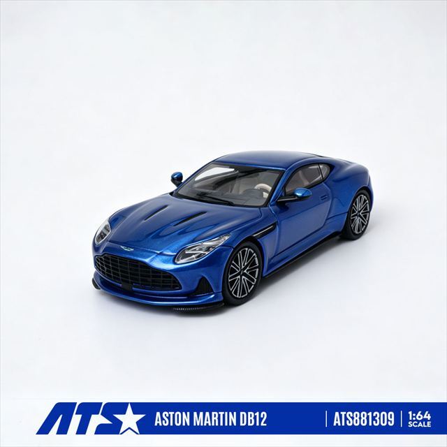 ASTON MARTIN アストン マーティン パーツカタログ ☆予約品☆ ATS-MODELS 1/64 アストンマーティン DB12 メタルブルー