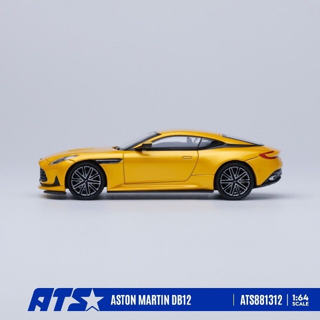 ☆予約品☆ ATS-MODELS 1/64 アストンマーティン DB12 メタルイエロー