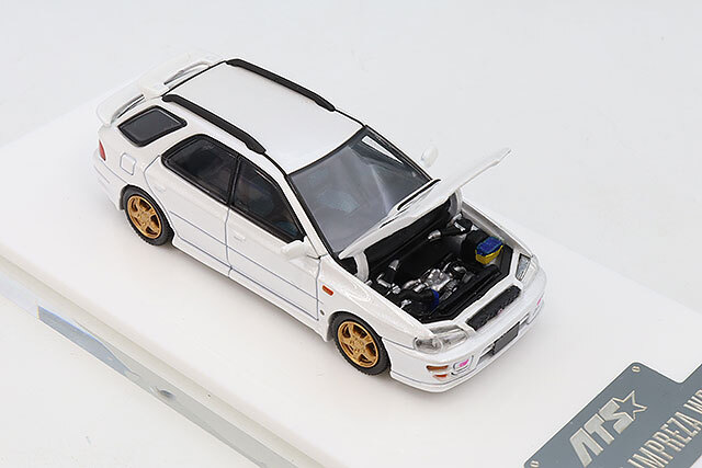 ATS-MODELS 1/64 スバル インプレッサ WRX ホワイト