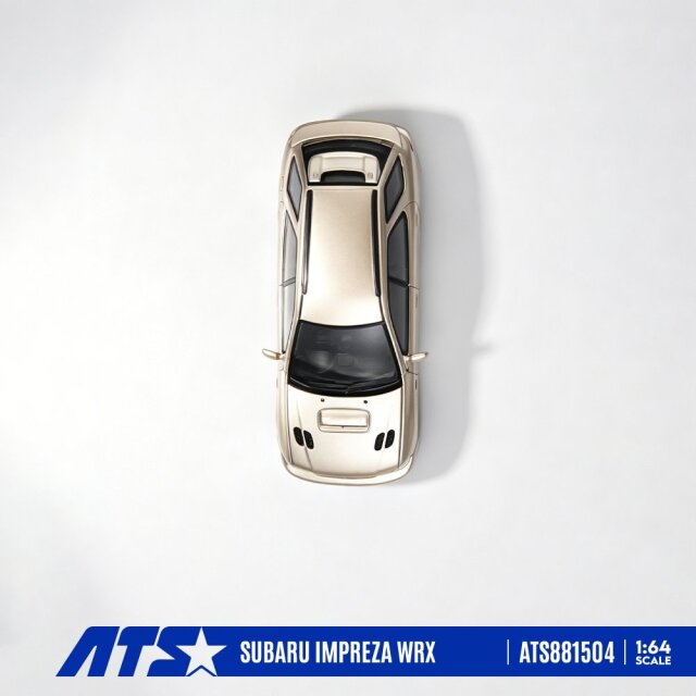 ☆予約品☆ ATS-MODELS 1/64 スバル インプレッサ WRX シャンパンゴールド