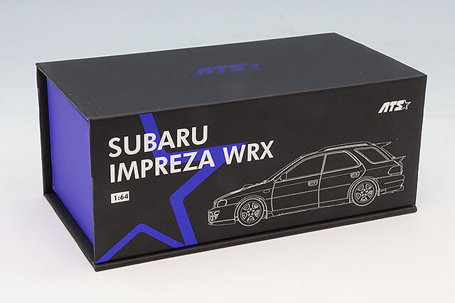 ATS-MODELS 1/64 スバル インプレッサ WRX ブラック