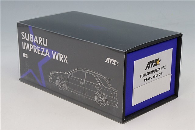 ATS-MODELS 1/64 スバル インプレッサ WRX イエロー