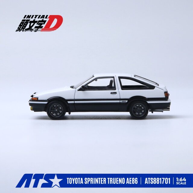 ☆予約品☆ ATS-MODELS 1/64 トヨタ スプリンター トレノ AE86 ホワイト
