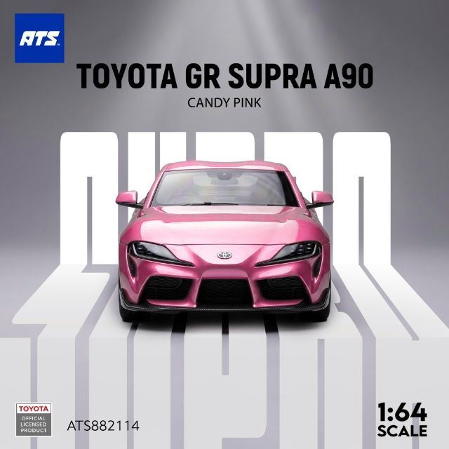 ☆予約品☆ ATS-MODELS 1/64 トヨタ GR スープラ A90 キャンディーピンク