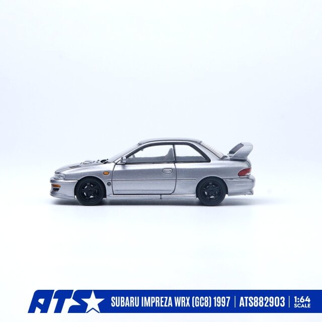☆予約品☆ ATS-MODELS 1/64 スバル インプレッサ WRX （GC8）1997 グレー