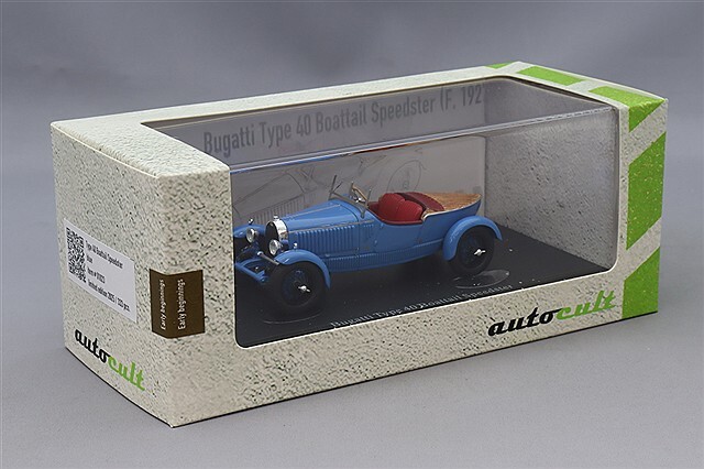 AUTOCULT 1/43 ブガッティ タイプ40 ボートテール スピード