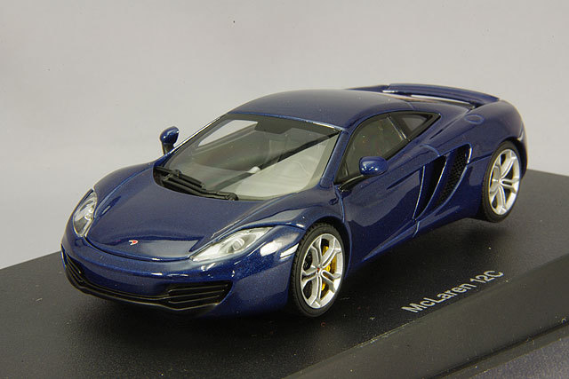 オートアート 1/43 マクラーレン MP4-12C ブルー 