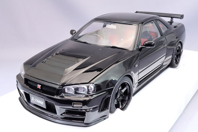 オートアート コンポジット 1/18 ニスモ R34 GT-R Z-tune ブラックパール 