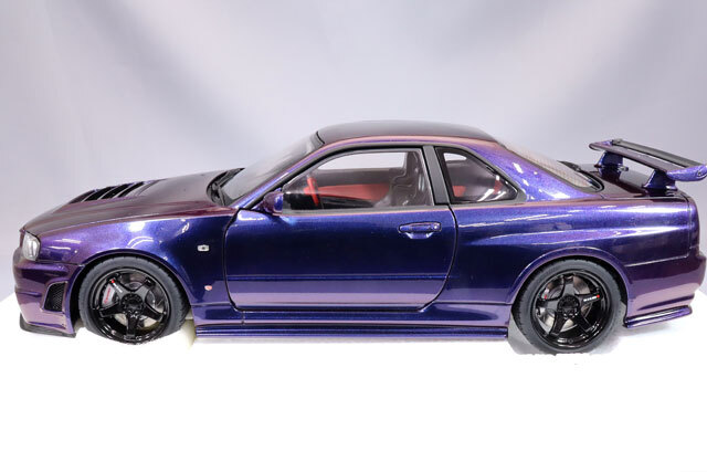 オートアート コンポジット 1/18 ニスモ R34 GT-R Z-tune ミッドナイト 
