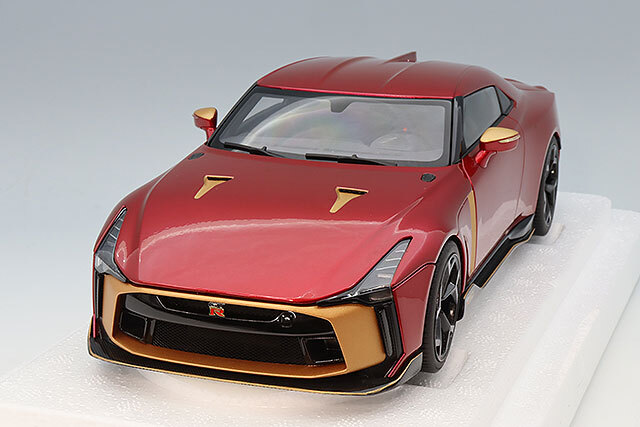 日産 GT-R 50 by Italdesign 1/18 レッド Nissan GT-R50 by Italdesign 1:18 model car AUTOart 77514