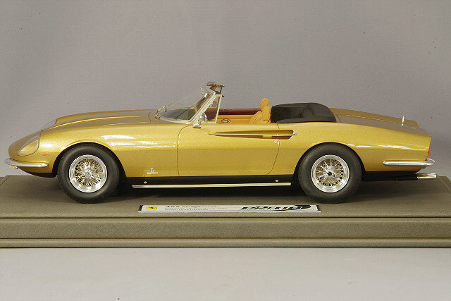 BBR 1/18 フェラーリ 365 カリフォルニア シャーシNo.9631 メタリック