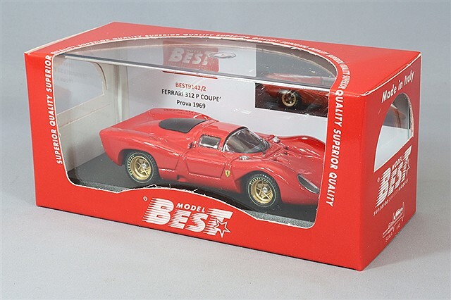 ベストモデル 1/43 フェラーリ 312P クーペ 1969 プローバ