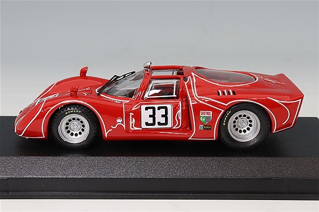 ベストモデル 1/43 アルファロメオ 33.2 1968 ワトキンスグレン6H #33