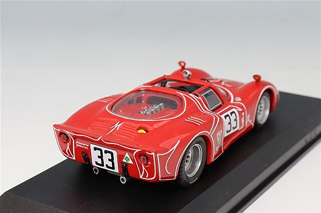 ベストモデル 1/43 アルファロメオ 33.2 1968 ワトキンスグレン6H #33