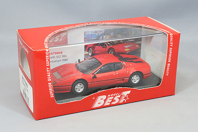 ベストモデル フェラーリミニカー ベストモデル 1/43 フェラーリ 512 BBi 1981