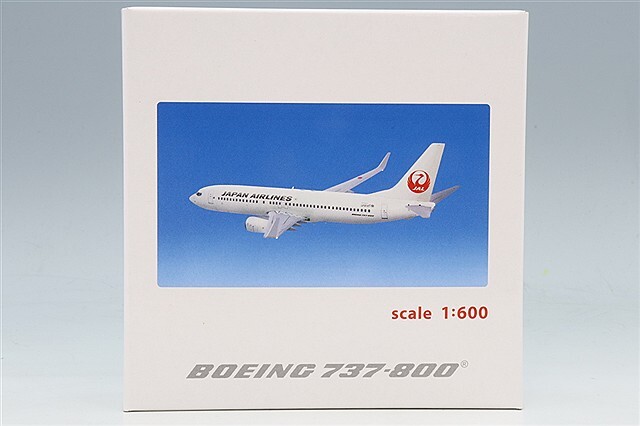 JALUX シュコー製 1/600 ボーイング 737-800 JAL ダイキャストモデル