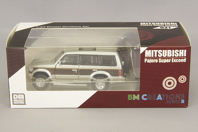 BM CREATIONS 1/64 三菱 パジェロ (2代目) 右ハンドル レッド