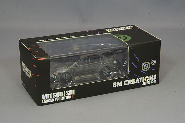 BM CREATIONS 1/64 三菱 ランサー エボリューション X グレー 左ハンドル