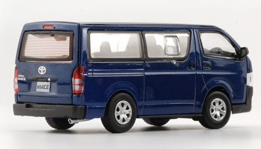 BM CREATIONS 1/64 トヨタ ハイエース KDH200V 2015 ダークネイビー 右