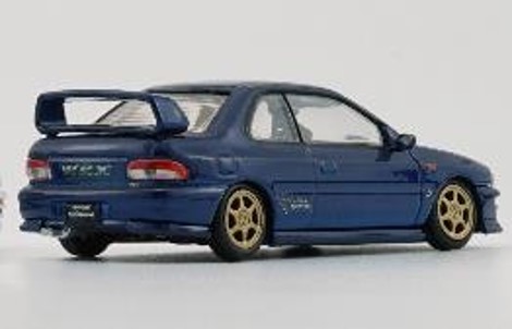 BM CREATIONS 1/64 スバル インプレッサ WRX Type R 3, 4-6 ブルー 右