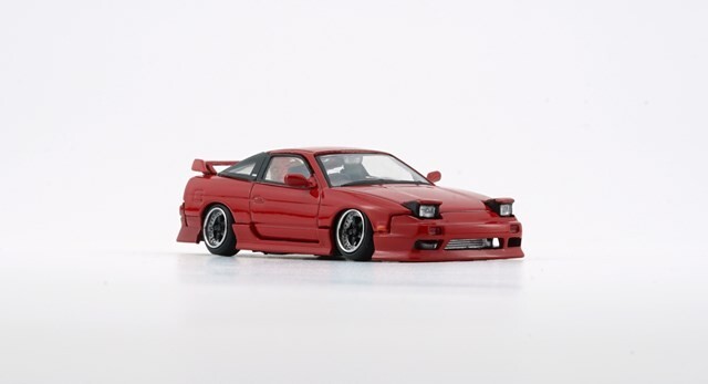 BM CREATIONS 1/64 日産 シルビア 180SX レッド 右ハンドル【再入荷】
