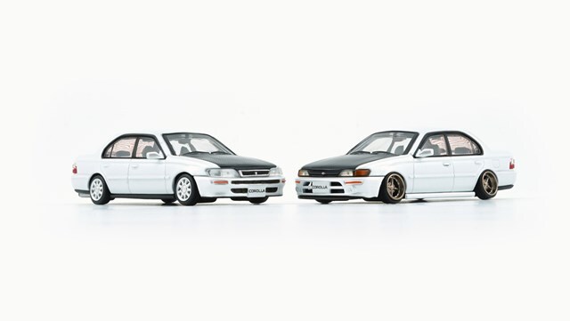 BM CREATIONS 1/64 トヨタ カローラ 1996 AE100 パールホワイト