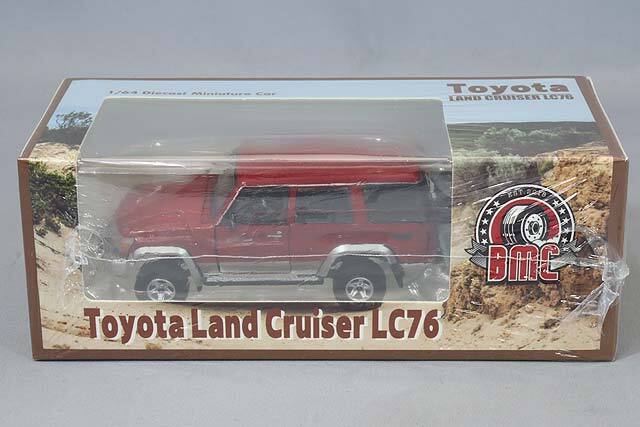 BM CREATIONS 1/64 トヨタ ランドクルーザー LC76 ダークレッド 右ハンドル