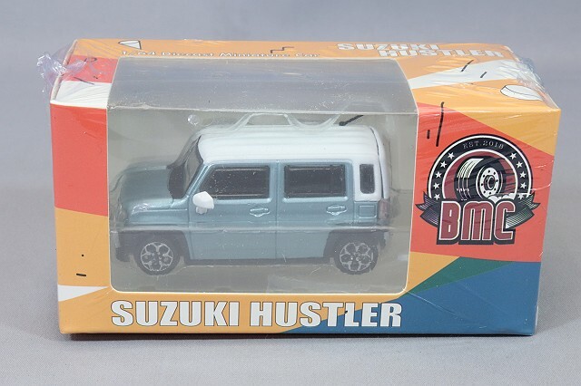 BM CREATIONS 1/64 スズキ ハスラー 2019 オフブルー/メタリック