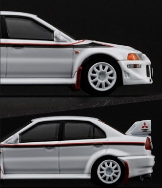 BM CREATIONS 1/64 三菱 ランサー EVO 6.5 ホワイト Tommi Edition