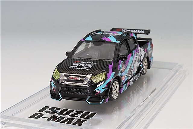 BM CREATIONS 1/64 いすゞ D-Max 2018 ローライダー HKS 右ハンドル
