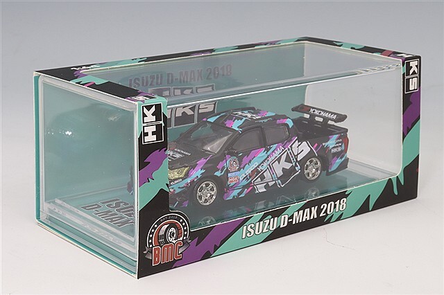 BM CREATIONS 1/64 いすゞ D-Max 2018 ローライダー HKS 右ハンドル
