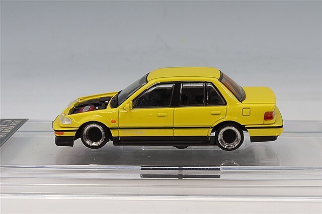 BM CREATIONS 1/64 ホンダ シビック EF2 1991 カスタムイエロー