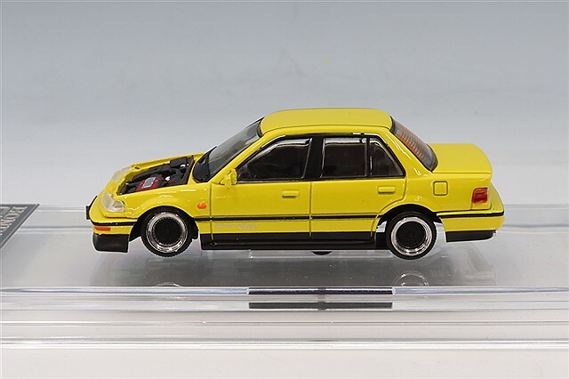 BM CREATIONS 1/64 ホンダ シビック EF2 1991 カスタムイエロー