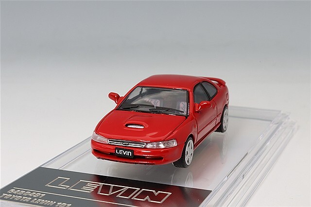 BM CREATIONS 1/64 トヨタ レビン 101 サイドスカート レッド 右