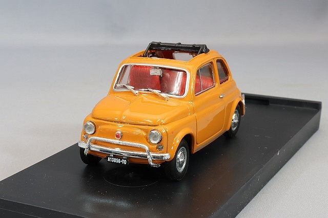 ミニカー　1/43 フィアット 500L 1968-72 オープン(ポジターノイエロー) [R464-04] ブルム 1/43 フィアット 500L 1968-72 オープンルーフ