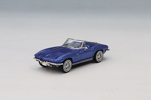 ブレキナ 1/87 シボレー コルベット C2 コンバーチブル 1962 ブルー