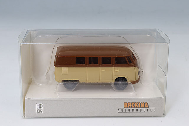 ブレキナ 1/87 フォルクスワーゲン T1a コンビ 1950 ブラウン/ベージュ