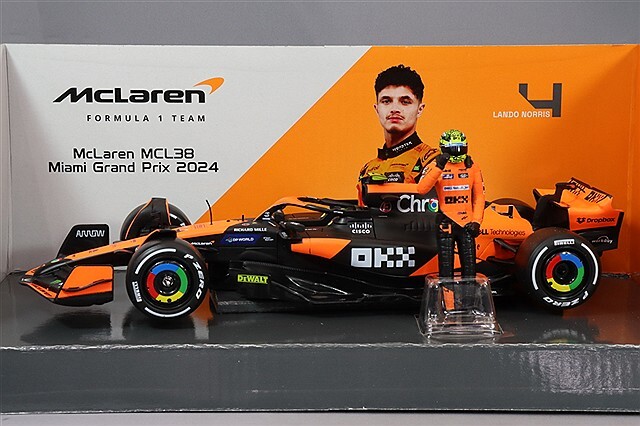 ブラゴ 1/24 マクラーレン F1チーム MCL38 2024 F1 #4 L.ノリス