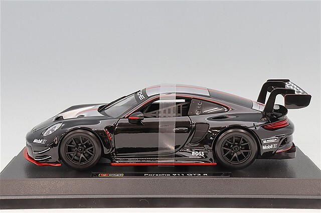 プラモデル1/24完成品　ポルシェ911GT3RS ブラゴ 1/24 ポルシェ 911 GT3R 2023 ブラック