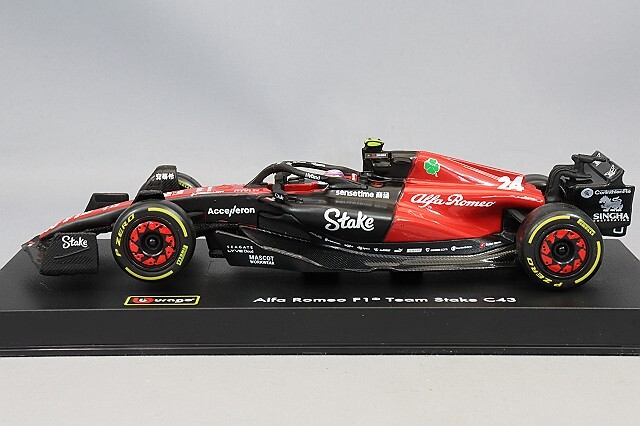 ブラゴ 1/43 アルファロメオ F1チーム ステーク C43 2023 F1 #24