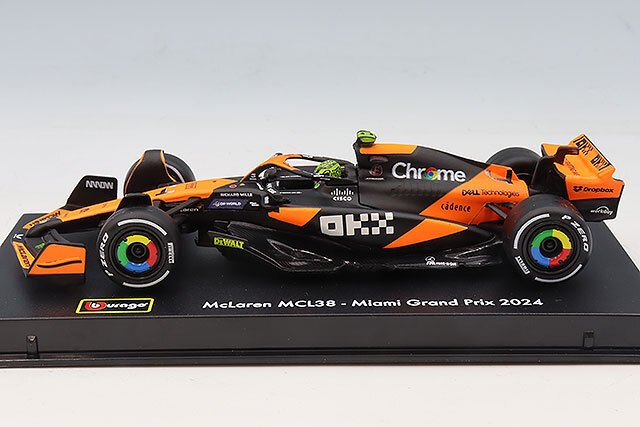 ブラゴ 1/43 マクラーレン F1 チーム MCL38 マイアミGP 2024 #4 L