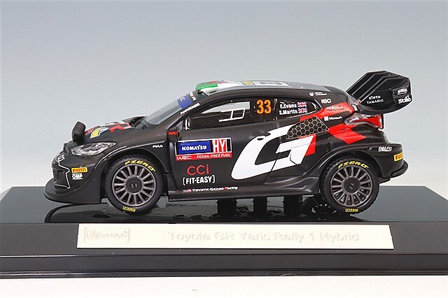 ブラゴ 1/43 トヨタ GR ヤリス ラリー1 2024 WRC #33 E.エバンス/S