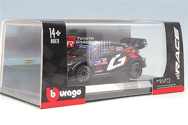 ブラゴ 1/43 トヨタ GR ヤリス ラリー1 2024 WRC #33 E.エバンス/S