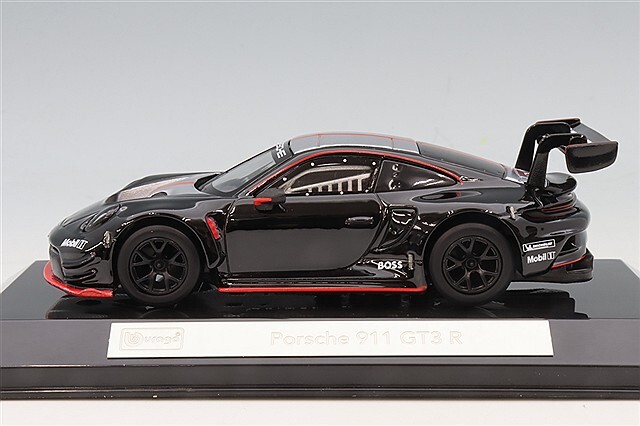 ブラゴ 1/43 ポルシェ 911 GT3R 2023 ブラック
