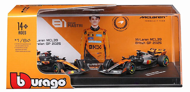 ☆予約品☆ ブラゴ 1/64 マクラーレン F1チーム MCL39 オーストラリア