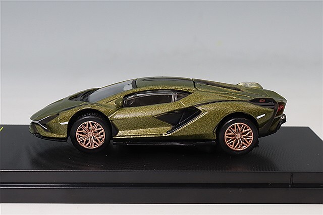 ブラゴ 1/64 ランボルギーニ シアン FKP 37 メタリックマットグリーン