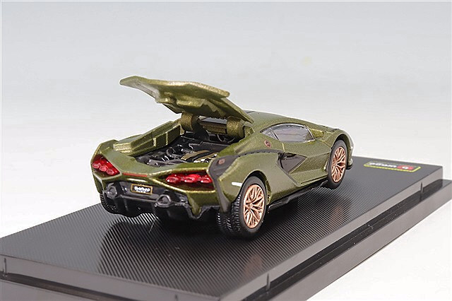 ブラゴ 1/64 ランボルギーニ シアン FKP 37 メタリックマットグリーン
